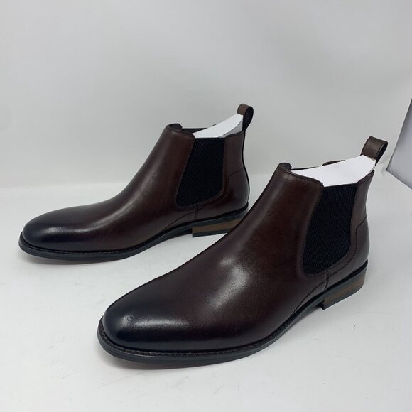 Vintage Foundry Co. Darwin VF1758 Chelsea Boots Men\'s 10 Brown Pull On‎ S0676 main image 5
